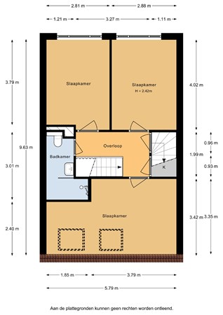 Floorplan - Ijsselmeerweg 33, 1316 RH Almere